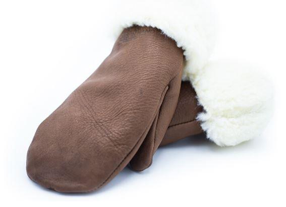 Shearling Sheepskin Mittens for Men and Women Made in the US