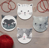 Cat Face Soak Up Coasters