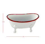 Red Bath Tub Soap Dish