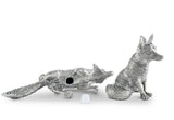 Pewter Foxes Salt and Pepper Set | Steeling Home