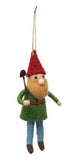 Gardening Gnome Felt Ornament