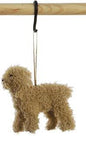 Furry Poodle Dog Ornament