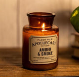 Amber & Smoke Apothecary Candle