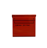 Waterproof Parcel Red Mailbox