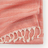 Tangerine Isabella Turkish Towel