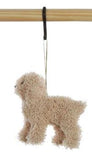 Furry Poodle Dog Ornament