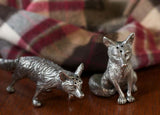 Pewter Foxes Salt and Pepper Set | Steeling Home