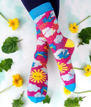 Ray of Sunshine Womens Socks