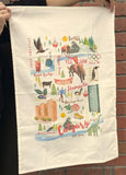 Calgary Icons Tea Towel