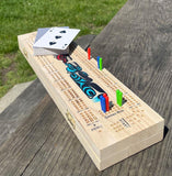 Bears 3 Track Cribbage Board