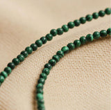 Green Malachite Beaded Necklace