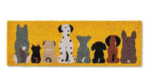Row Of Dogs Doormat