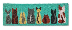 Row Of Cats Doormat