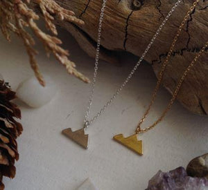 Gold Mini Mountain Necklace