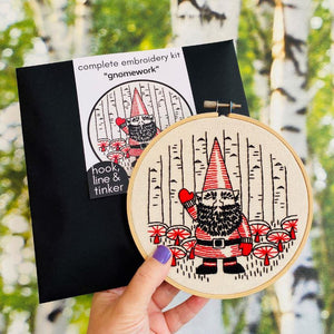 Gnomework - DIY Embroidery Kit