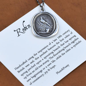 Robin Wax Seal Necklace