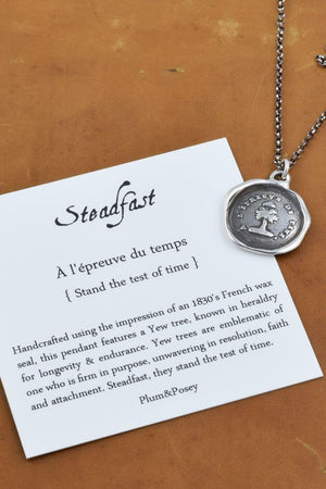 Steadfast Wax Seal Necklace