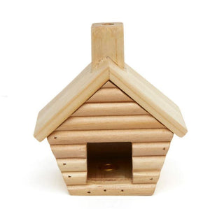 Log Cabin Incense Burner with Balsom Wood Incense