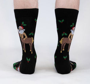 Sleighin' It - Mens Crew Socks