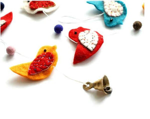 Felt Bird Garland