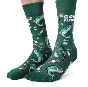 Gone Fishing Men's Socks