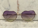 Maya Heart Purple Sunglasses