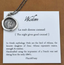 The Night is Full of Wisdom - Wax Seal Necklace