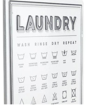 Laundry Symbols Sign