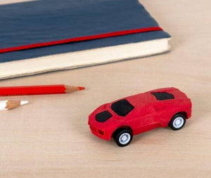 Pull Back Eraser Car