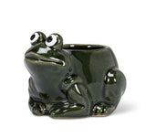 Green Frog Planter