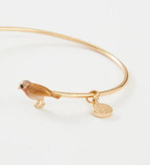 Enamel Robin Bangle