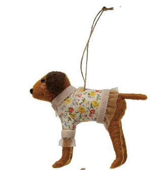 Dogs in Clothes Ornament