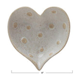 Heart Shaped Polka Dot Dish