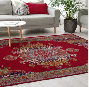 Medallion Red Rug - 3.3' x 4.7'