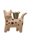 Standing Cat Candle Holder