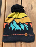 Canada Retro Sunset Mountain Hat