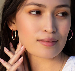 Chromacolor Miyuki Small Hoop Earrings