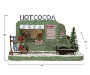 Hot Cocoa Holiday Truck Decor