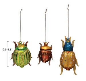 Glass Beetle Ornament