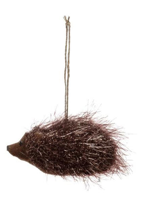 Tinsel Hedgehog Ornament