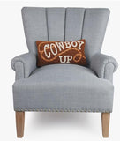 Cowboy Up Hooked Pillow