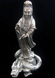 Quan Yin with Dragon Statuette