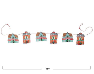 Holiday Houses Paper Garland