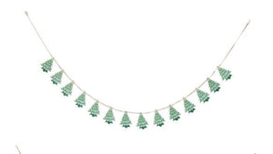 Holiday Trees Paper Garland