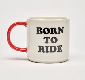 Born to Ride Snoopy Mug