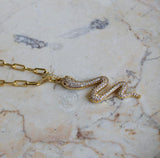 Crystal Snake Necklace