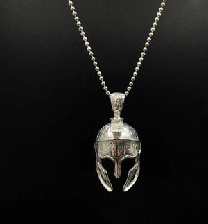 Spartan Helmet Necklace