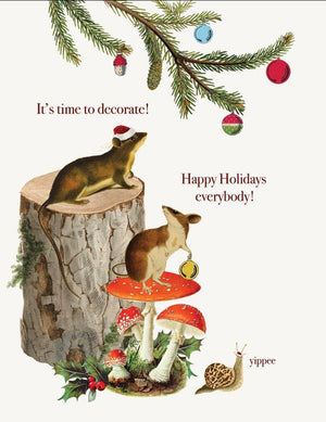 It's Time to Decorate! Holiday Notecards