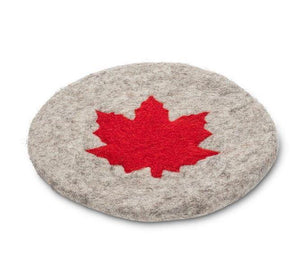 Maple Leaf Felt Trivet