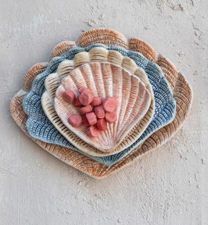 Blue Sea Shell Decor